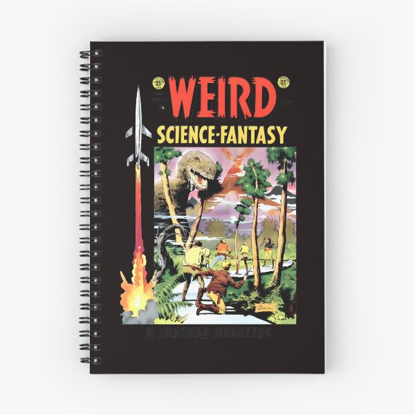 Item preview, WEIRD SF Pulp Comic Retro Dino designed and sold by madebyleeshy.