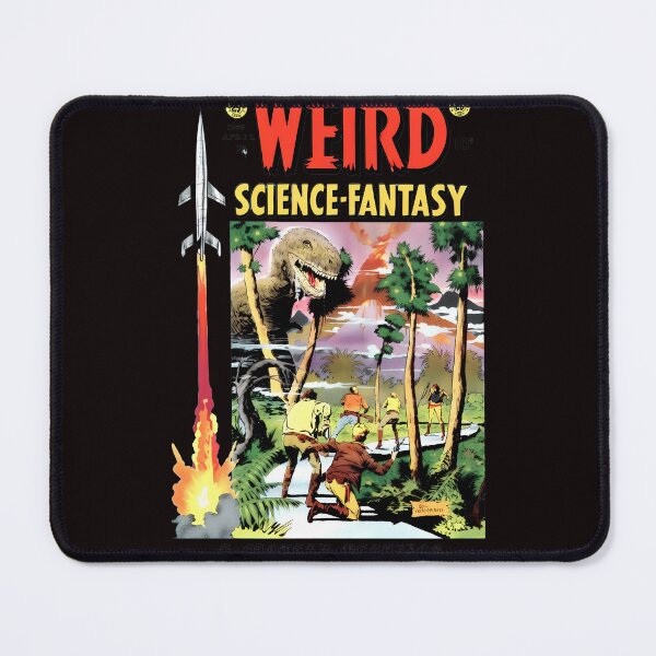 Item preview, WEIRD SF Pulp Comic Retro Dino designed and sold by madebyleeshy.
