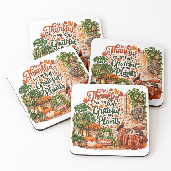 Item preview, Thankful for My Kids Grateful for My Plants – Fall Plant Mom designed and sold by CottageGardenCo.