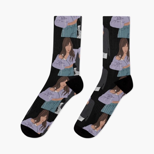 Artikelvorschau, Jenna Ortega Linienlose Illustration entworfen und verkauft von dsxclothing.