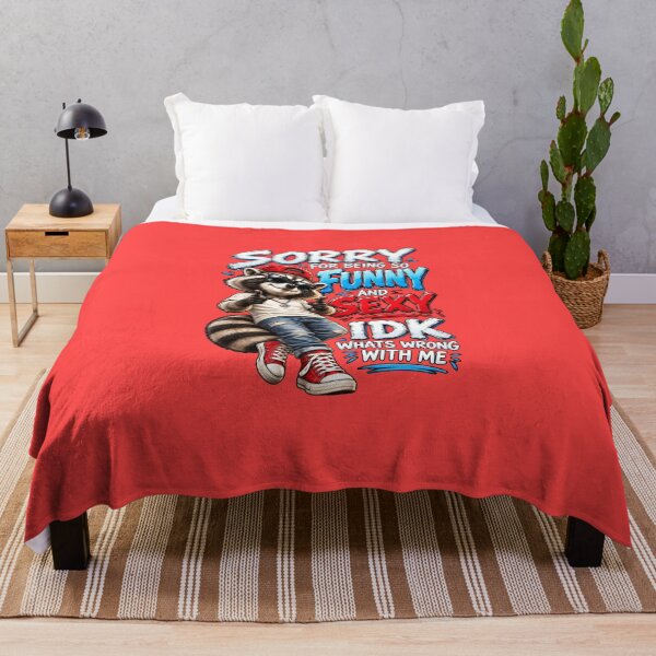 Item preview, Confident Raccoon Sorry for Being So Funny and Sexy designed and sold by Creative-Sanc.