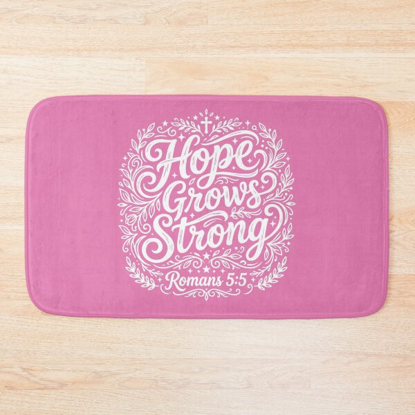 Item preview, Hope Grows Strong Romans 5:5 Bible Verse designed and sold by LilSeashell.