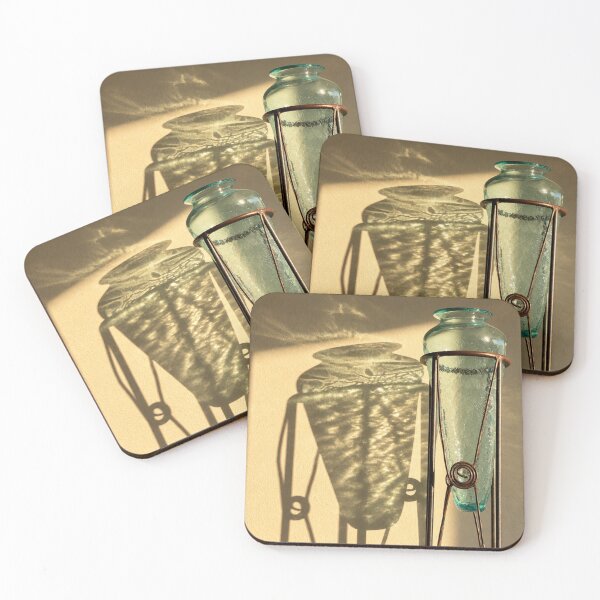Item preview, Aqua Glass and Golden Shadows designed and sold by Kimberly Palmer.