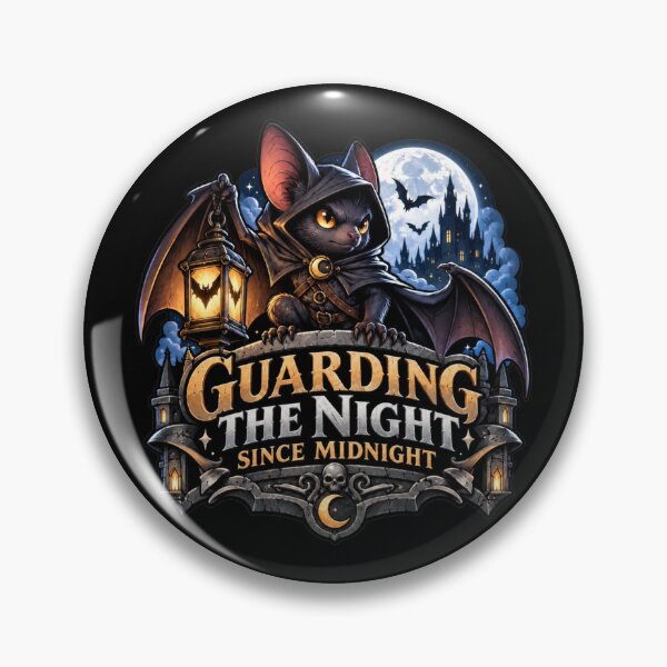 Item preview, Guarding The Night Since Midnight designed and sold by PixoNest.