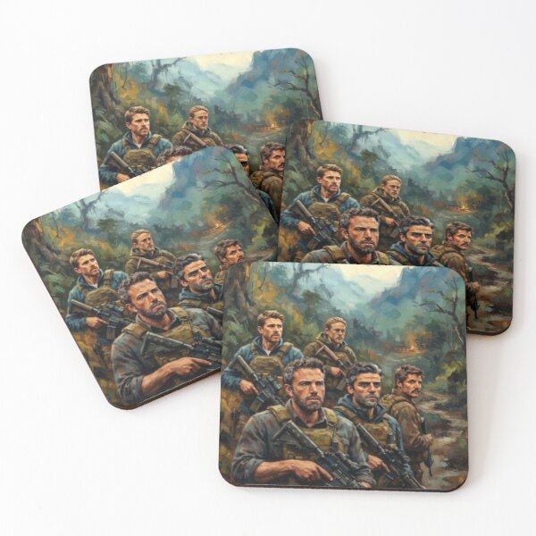 Item preview, Triple Frontier Action Thriller Fine Art Tribute designed and sold by Art's Diner.
