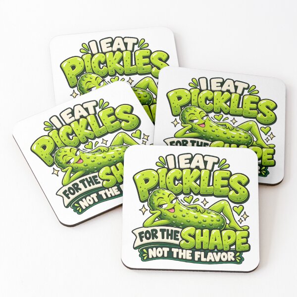 Item preview, I Eat Pickles for The Shape Not The Flavor Pickle Meme designed and sold by WeirdlyMild.