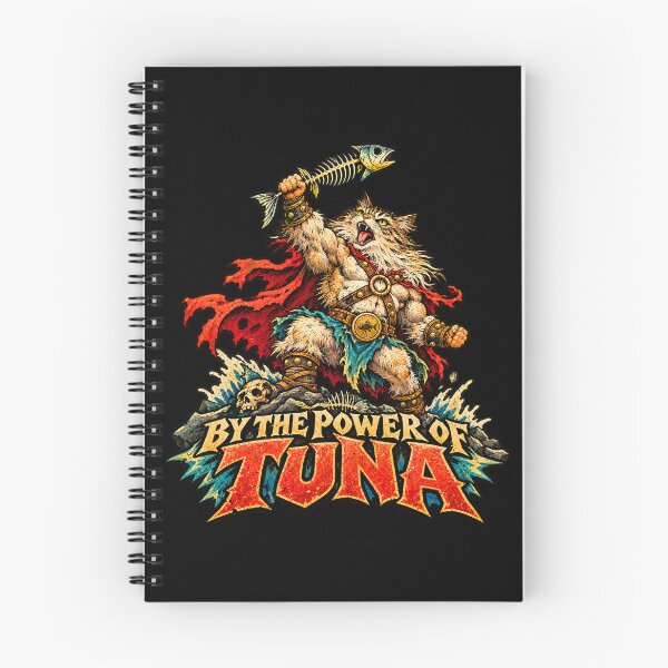 Item preview, By the Power of Tuna Warrior Cat designed and sold by Pandaburba.