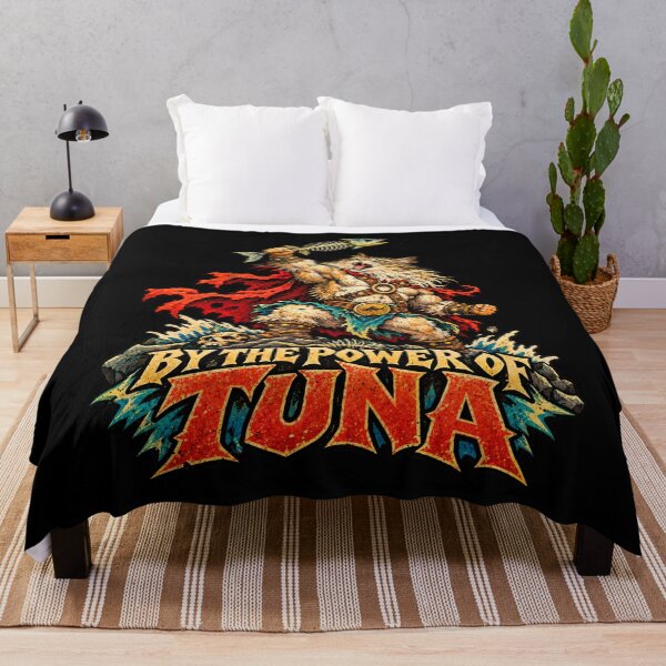 Item preview, By the Power of Tuna Warrior Cat designed and sold by Pandaburba.