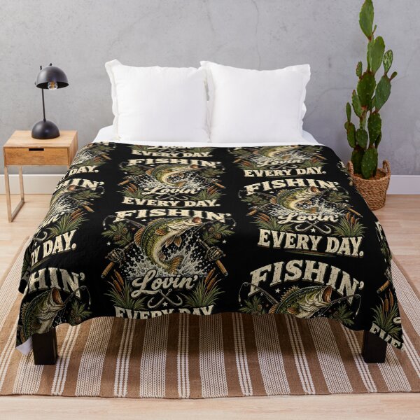 Item preview, Fishin' Lovin' Every Day Bass Fishing Vintage designed and sold by metalsnak.