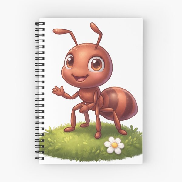 Item preview, Cute Waving Ant designed and sold by Thanat Pattern Studio.