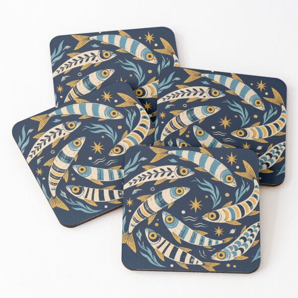 Item preview, Colorful fish design with plants designed and sold by anytka.