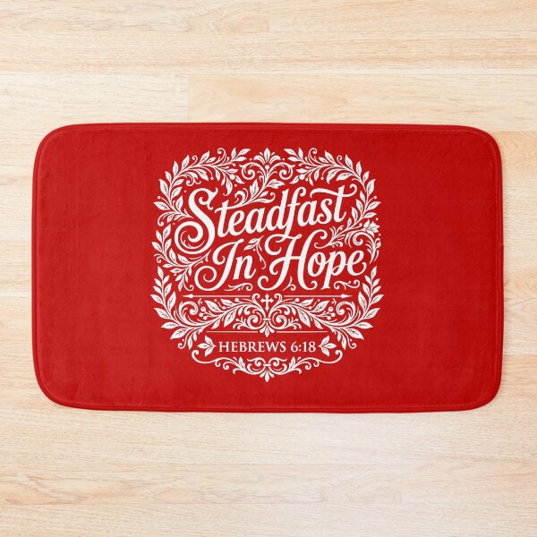 Item preview, Steadfast In Hope Hebrews 6:18 Bible Verse designed and sold by LilSeashell.