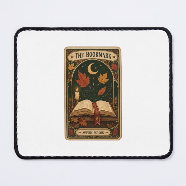 Item preview, The Bookmark – Autumn Reader Tarot Card designed and sold by TheRandomHuman.