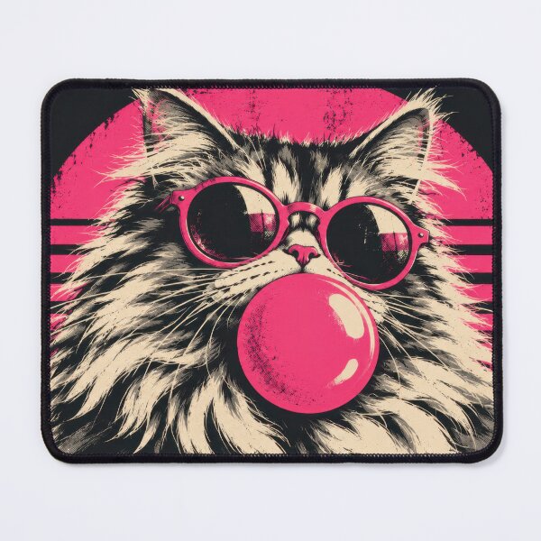 Item preview, Cool cat in shades blowing bubbles designed and sold by anytka.