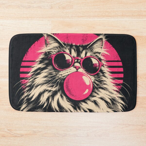 Item preview, Cool cat in shades blowing bubbles designed and sold by anytka.