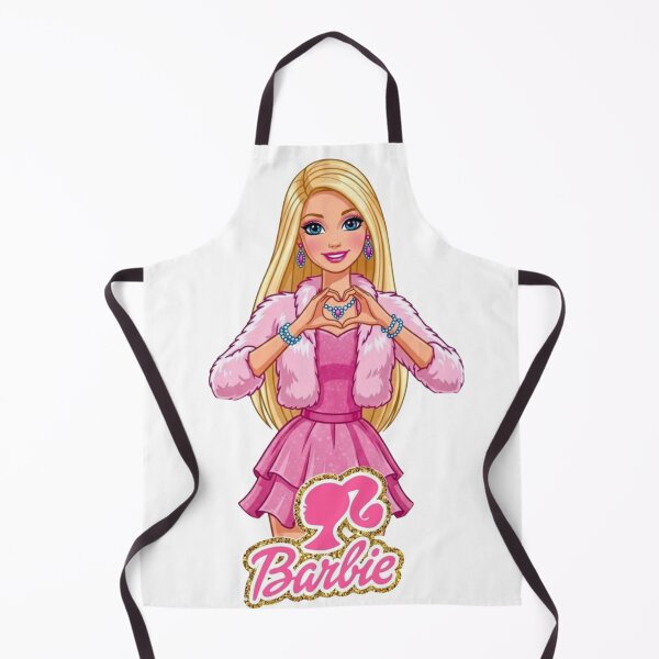 Artikelvorschau, Barbie Pink Fashion Doll – Glamouröses pinkes Kleid und Pelzmantel (Illustration) entworfen und verkauft von 4U---Store.