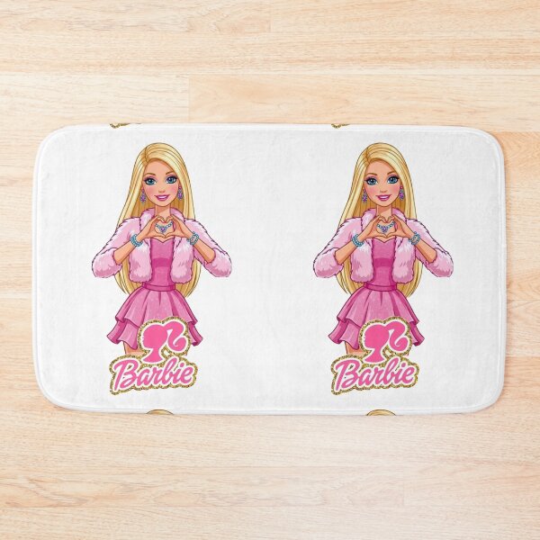 Item preview, Barbie Pink Fashion Doll – Glamorous Pink Dress and Fur Coat Illustration designed and sold by 4U---Store.