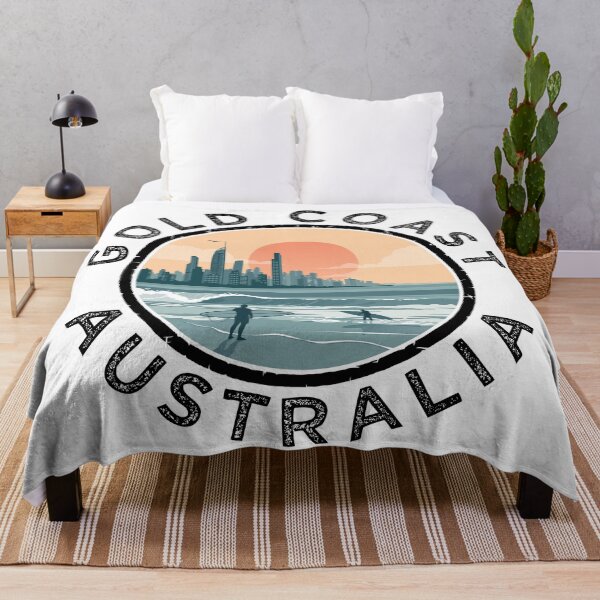 Item preview, Gold Coast – Australia (with Black Lettering) designed and sold by VelvetRoom.