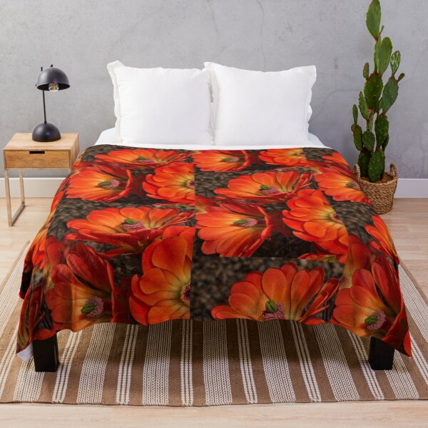 Item preview, Fiery Orange Cactus Blooms designed and sold by Kimberly Palmer.