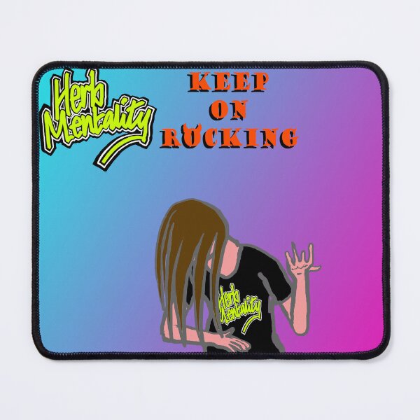 Item preview, Keep On Rocking (mauve) designed and sold by Herb-Mentality.