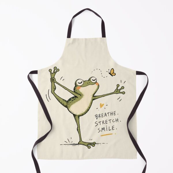Item preview, Frog practicing yoga with butterfly designed and sold by anytka.