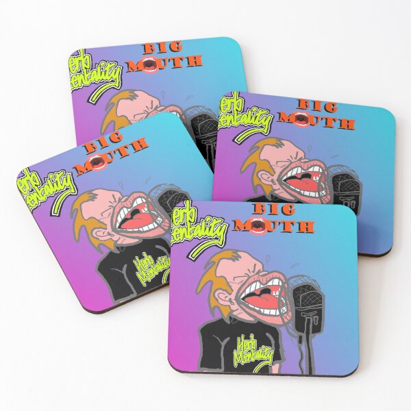 Item preview, Big Mouth (turq) designed and sold by Herb-Mentality.