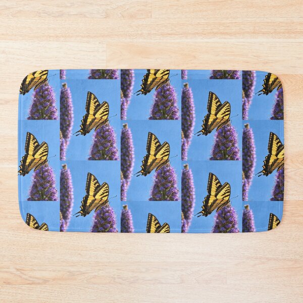 Item preview, Golden Swallowtail on Purple Blooms designed and sold by Kimberly Palmer.