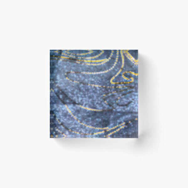 Item preview, Blue Abstract Textile Pattern designed and sold by khannamohan11.