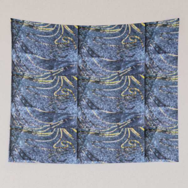 Item preview, Blue Abstract Textile Pattern designed and sold by khannamohan11.
