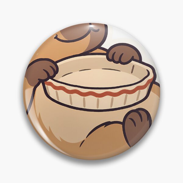 Item preview, Stuffed Capybara in a Thanksgiving Pie Coma designed and sold by OuqCreations.
