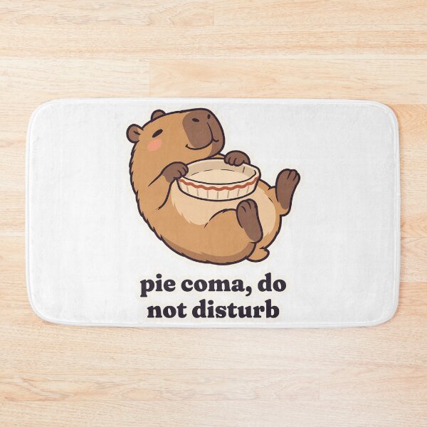 Item preview, Stuffed Capybara in a Thanksgiving Pie Coma designed and sold by OuqCreations.