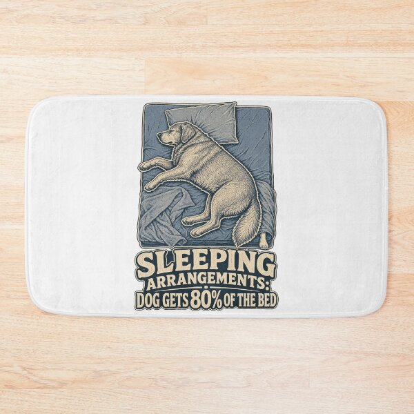 Item preview, Sleeping Arrangements Dog Gets 80 Percent Of The Bed Shirt, Funny Dog Owner T-Shirt, Bed Hog Dog Humor Tee, Dog Mom Gift Shirt, Vintage Dog Bed Graphic designed and sold by TshirtsLabs.