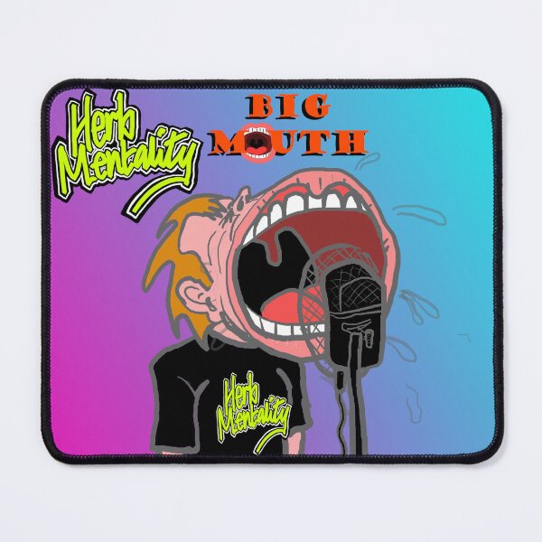 Item preview, Big Mouth (mauve) designed and sold by Herb-Mentality.
