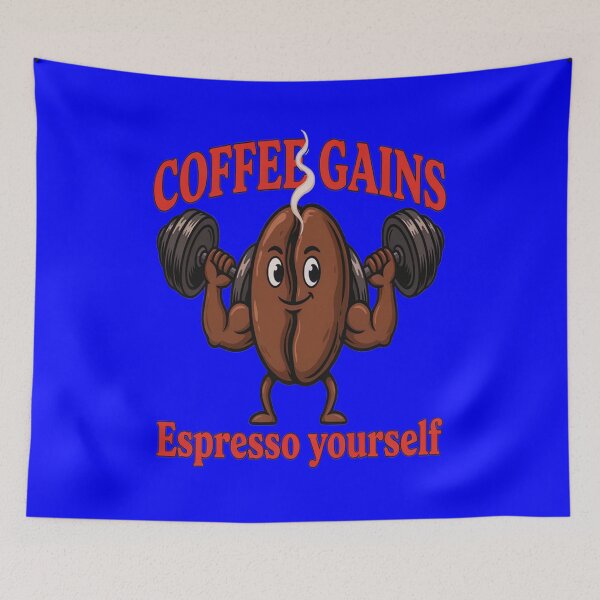 Item preview, COFFEE GAINS Espresso yourself Art Design designed and sold by fantasticdesign.