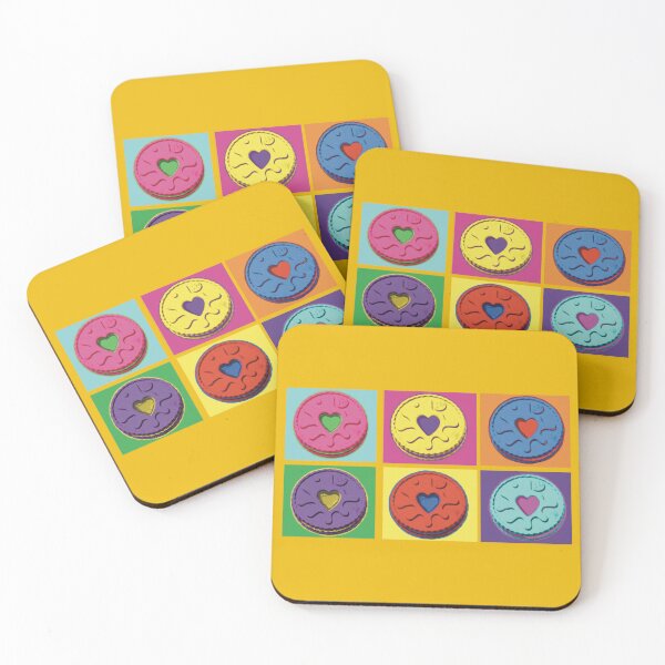 Item preview, Pop Art Jammy Dodger Biscuits  designed and sold by MarkBarefoot.