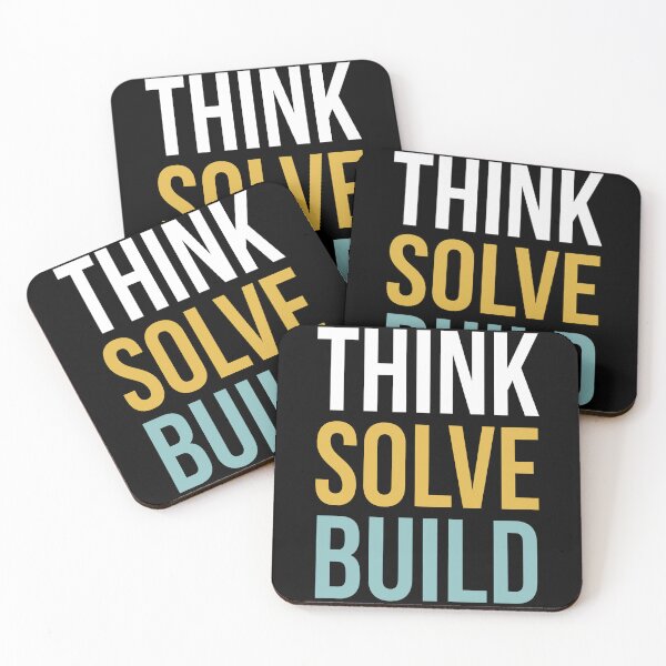 Item preview, Think Solve Build Engineering Mindset designed and sold by PrintivoraHub.