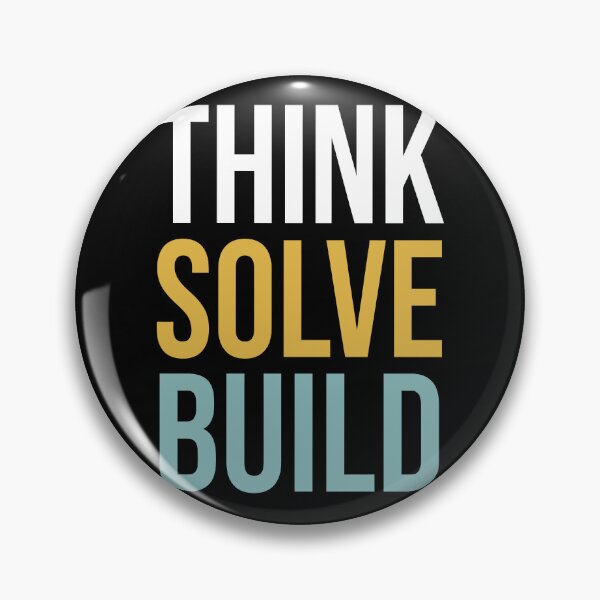 Item preview, Think Solve Build Engineering Mindset designed and sold by PrintivoraHub.