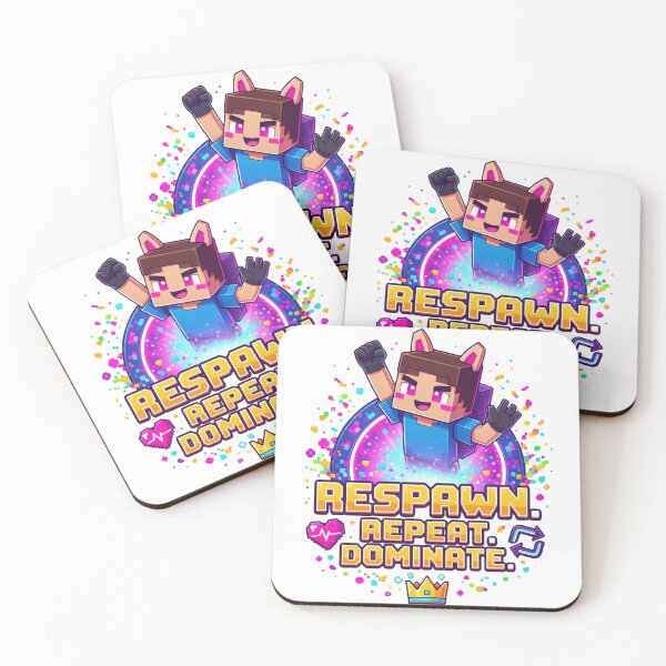 Item preview, Respawn Repeat Dominate – Funny Gamer Video Game Design designed and sold by DVerse Studio.