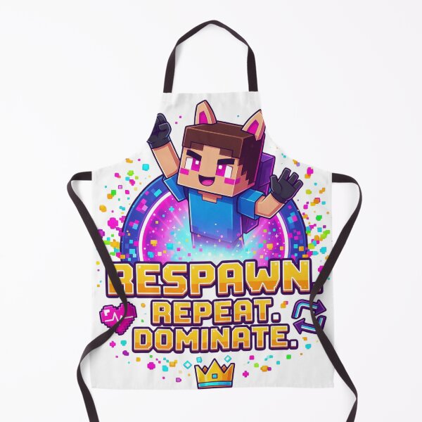 Item preview, Respawn Repeat Dominate – Funny Gamer Video Game Design designed and sold by DVerse Studio.