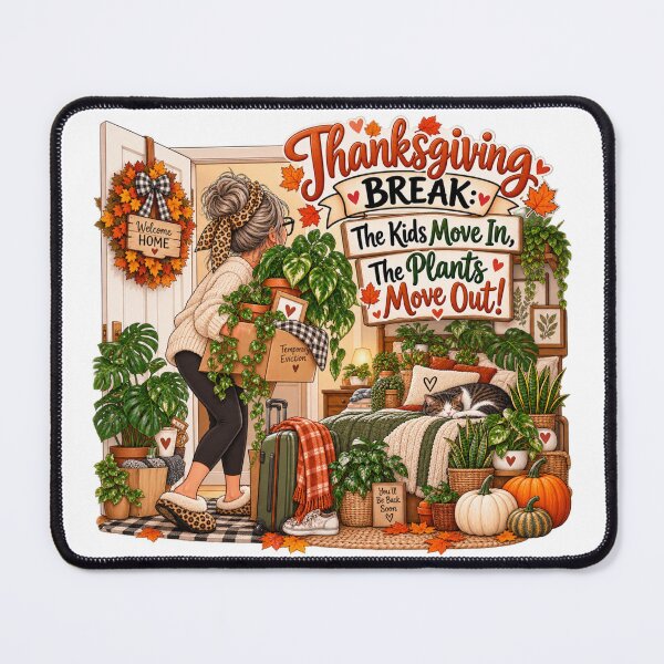Item preview, Thanksgiving Break Kids Move In Plants Move Out Funny Empty Nester designed and sold by CottageGardenCo.