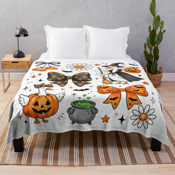 Item preview, Fall Coquette Bow Sublimation Funny Witchy Goose designed and sold by Daisy Grimes.