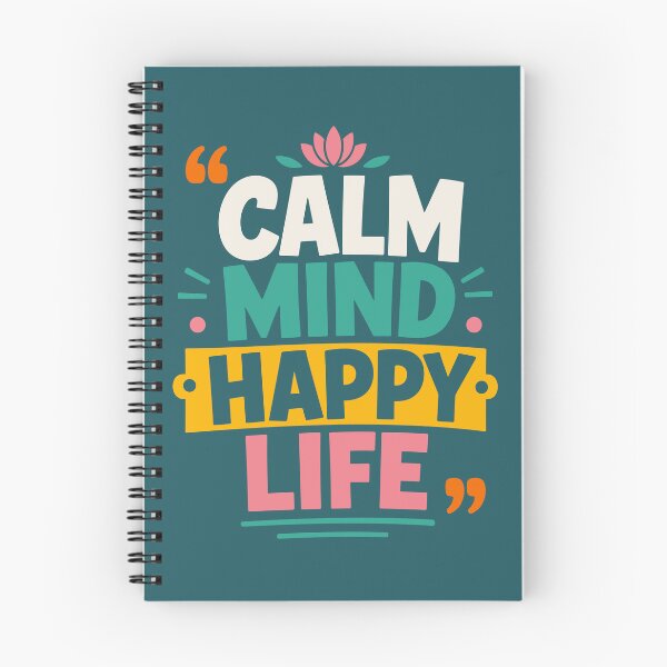 Item preview, Calm Mind Happy Life designed and sold by rejowan-arts.