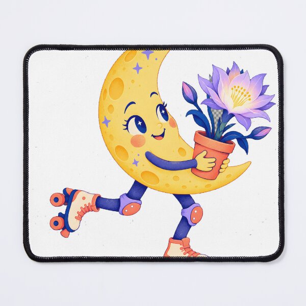Item preview, Night Garden Skate Moon designed and sold by Digipeel.