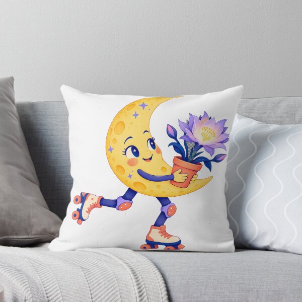 Item preview, Night Garden Skate Moon designed and sold by Digipeel.