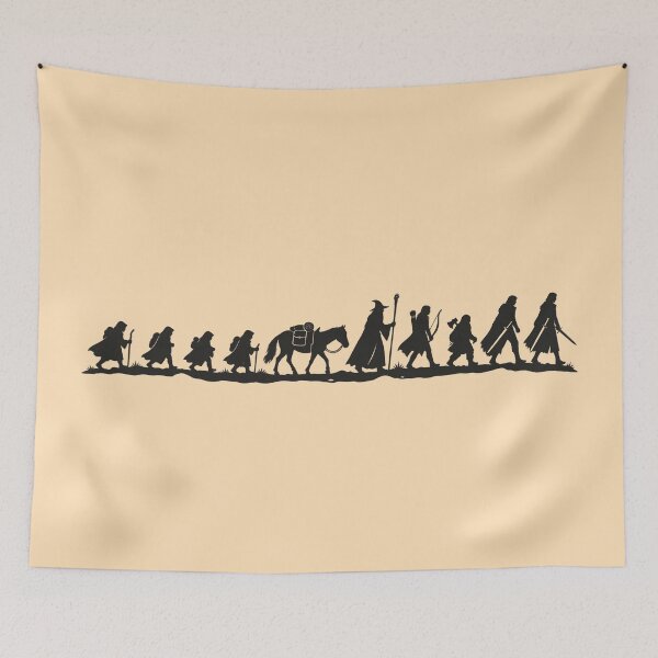 Item preview, Nine on the Long Road Adventure Silhouette designed and sold by agearb.