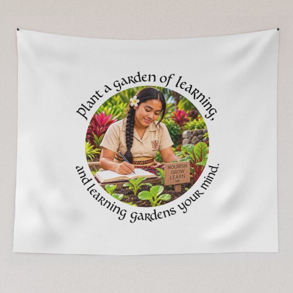 Item preview, Polynesian Education Proverb - Plant a garden of learning | Pacific Art designed and sold by ShakaLife.org.