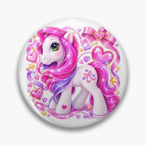 Item preview, Fanart of kawaii little pony with pink bow designed and sold by LLSwiss.
