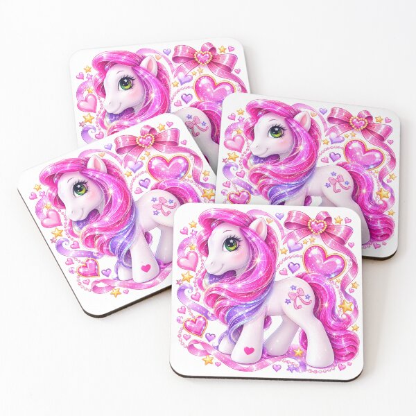Item preview, Fanart of kawaii little pony with pink bow designed and sold by LLSwiss.