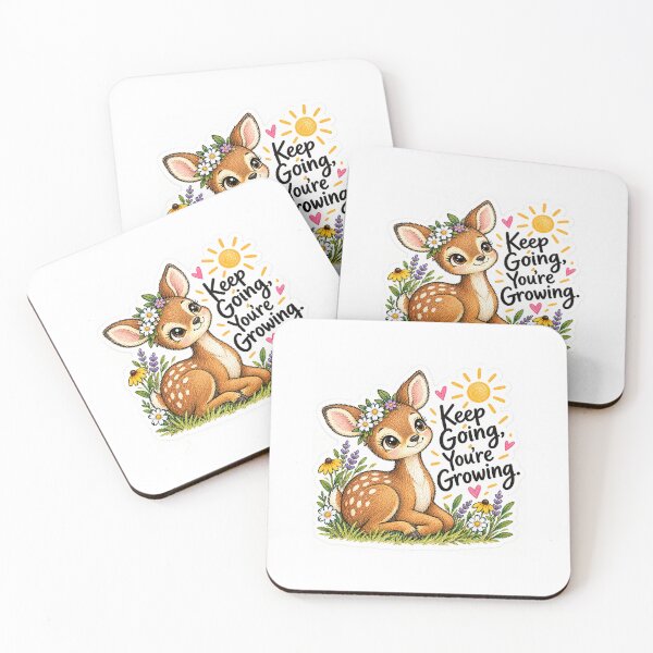 Item preview, Keep Going, You're  Growing designed and sold by Paw&Giggle.