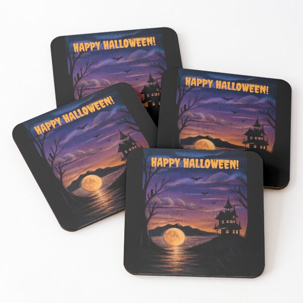 Item preview, Happy Halloween: Blue designed and sold by ExpressiveHorizonsArt.